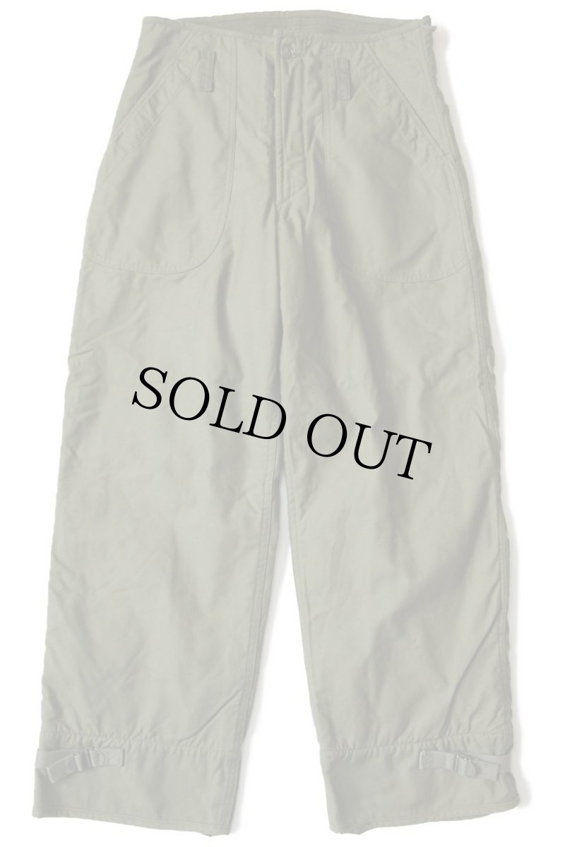 画像2: デッドストック★70s 米軍 U.S.NAVY A-2 デッキパンツ オリーブグリーン S (2)