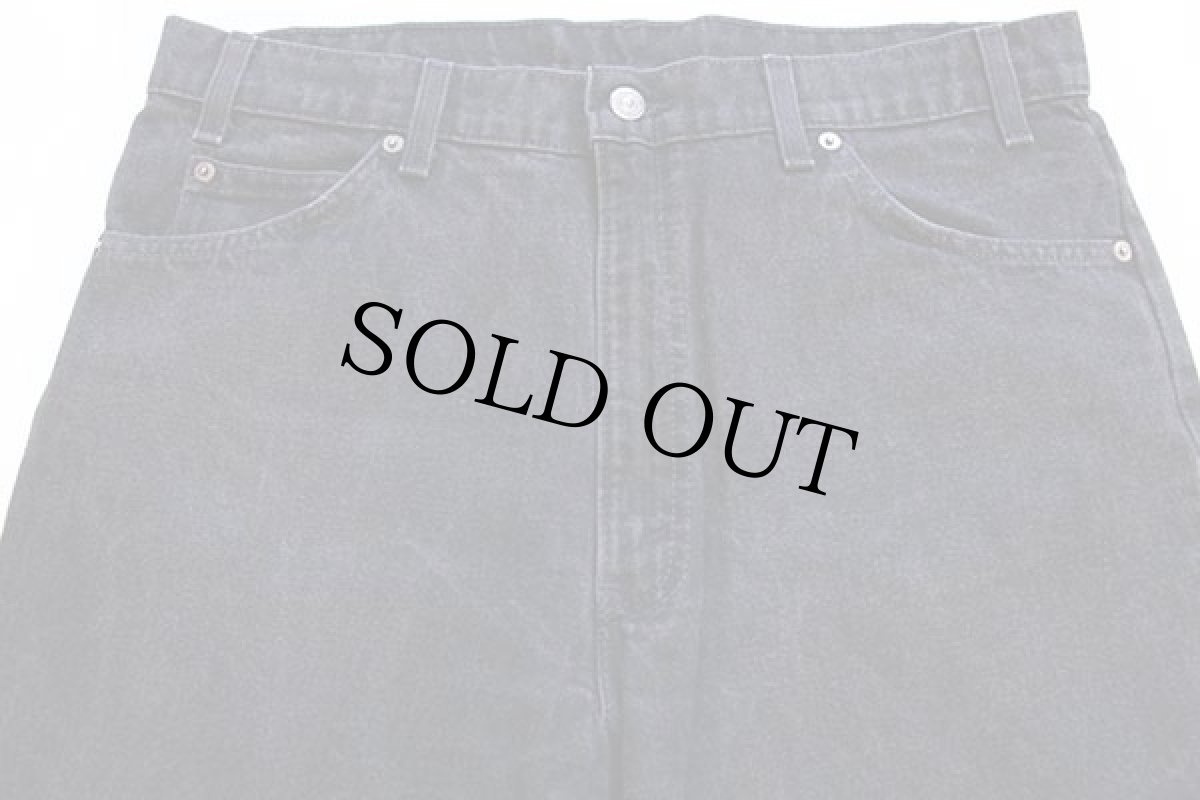 画像4: 90s USA製 Levi'sリーバイス 550 ブラック デニムパンツ w36 L32★62 (4)