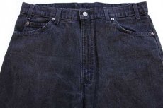 画像4: 90s USA製 Levi'sリーバイス 550 ブラック デニムパンツ w36 L32★62 (4)