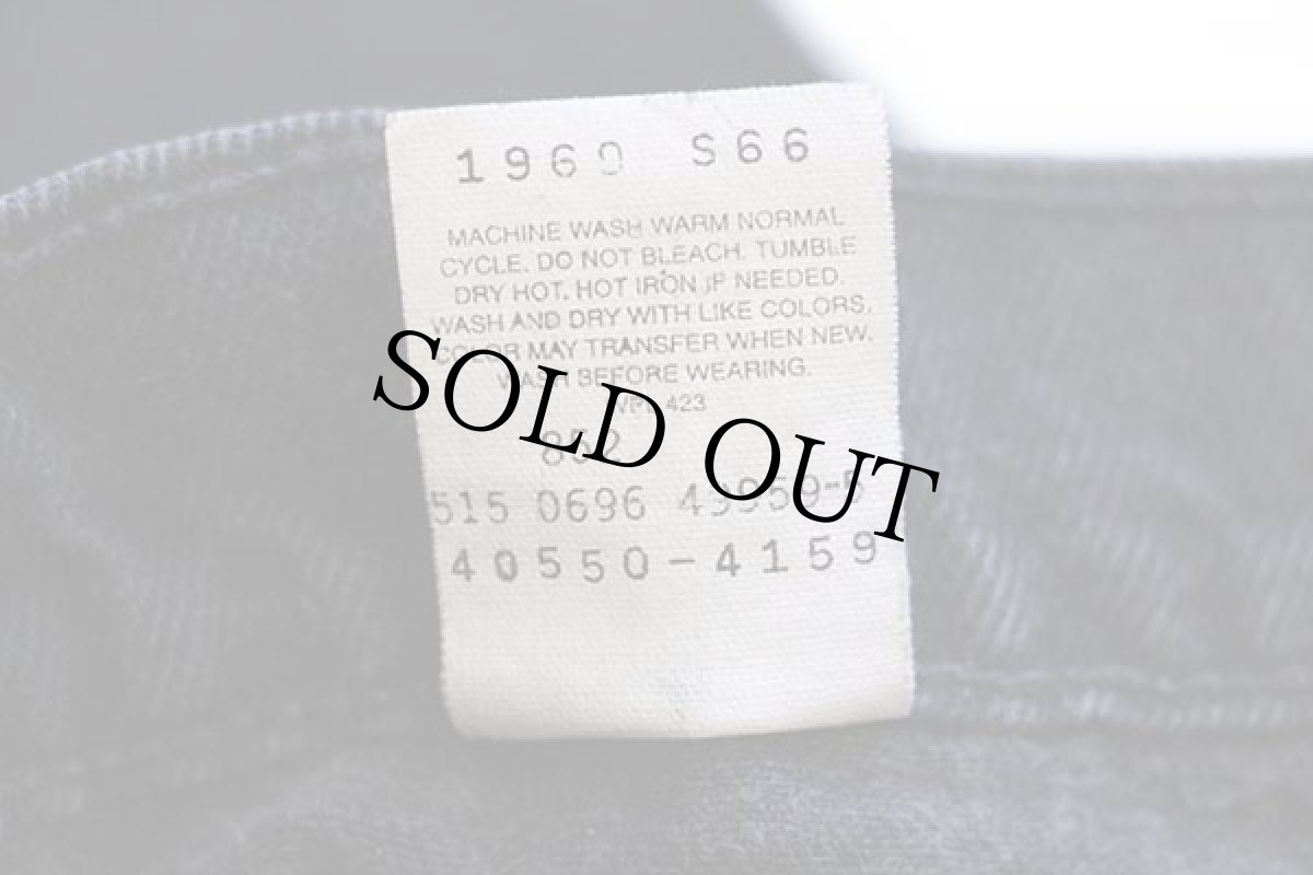 画像7: 90s USA製 Levi'sリーバイス 550 ブラック デニムパンツ w36 L30★66 (7)