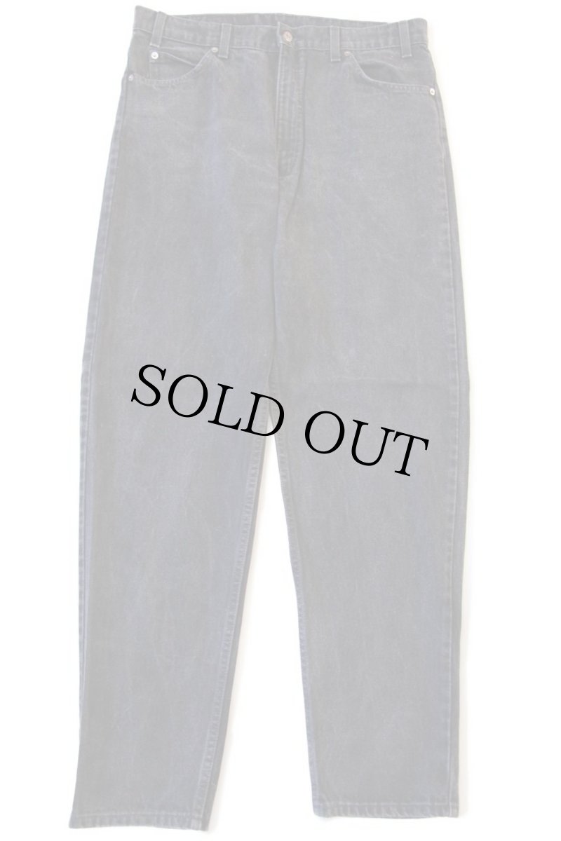 画像2: 90s USA製 Levi'sリーバイス 550 ブラック デニムパンツ w36 L32★62 (2)