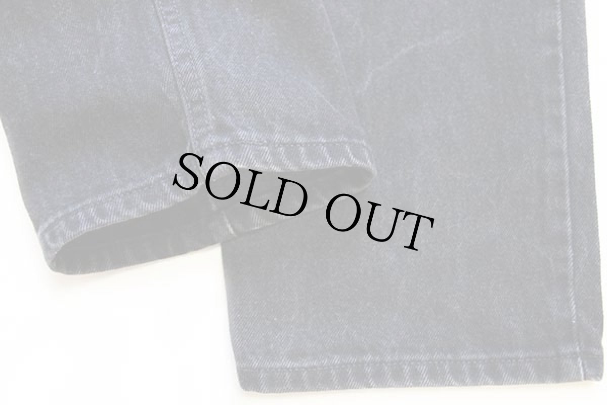 画像7: 90s USA製 Levi'sリーバイス 550 ブラック デニムパンツ w36 L32★62 (7)