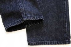 画像7: 90s USA製 Levi'sリーバイス 550 ブラック デニムパンツ w36 L32★62 (7)