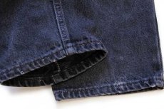 画像8: 90s USA製 Levi'sリーバイス 550 ブラック デニムパンツ w35 L34★59 (8)