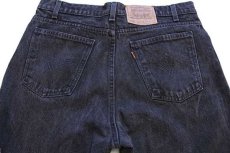 画像5: 90s USA製 Levi'sリーバイス 550 ブラック デニムパンツ w36 L32★62 (5)