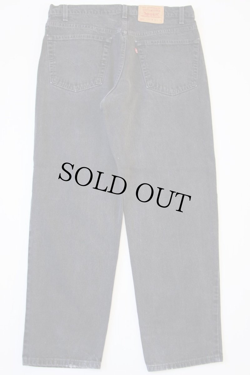 画像3: 90s USA製 Levi'sリーバイス 550 ブラック デニムパンツ w38 L30★72 (3)