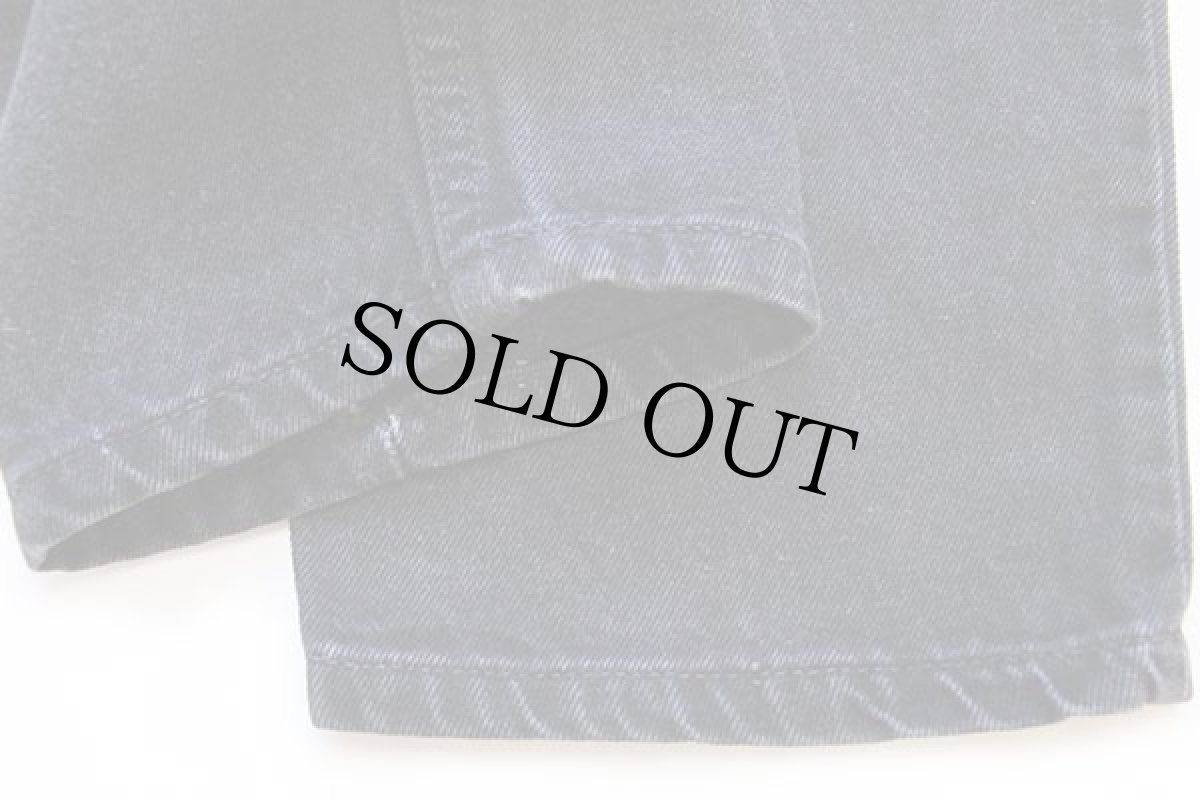 画像8: 90s USA製 Levi'sリーバイス 550 ブラック デニムパンツ w36 L30★66 (8)