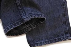 画像8: 90s メキシコ製 Levi'sリーバイス 550 ブラック デニムパンツ w36 L32★67 (8)