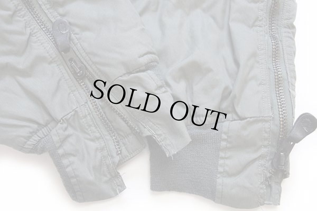 画像9: 80s 米軍 USAF F-1B キルティングライナー フライトパンツ サスペンダー付き セージグリーン 28 (9)