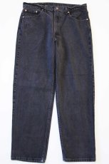 画像2: 90s USA製 Levi'sリーバイス 550 ブラック デニムパンツ w38 L30★72 (2)