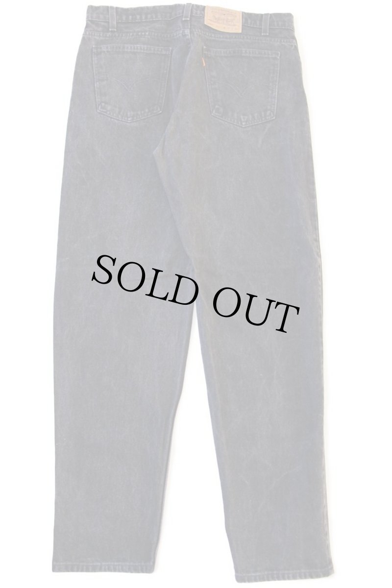 画像3: 90s USA製 Levi'sリーバイス 550 ブラック デニムパンツ w36 L32★62 (3)