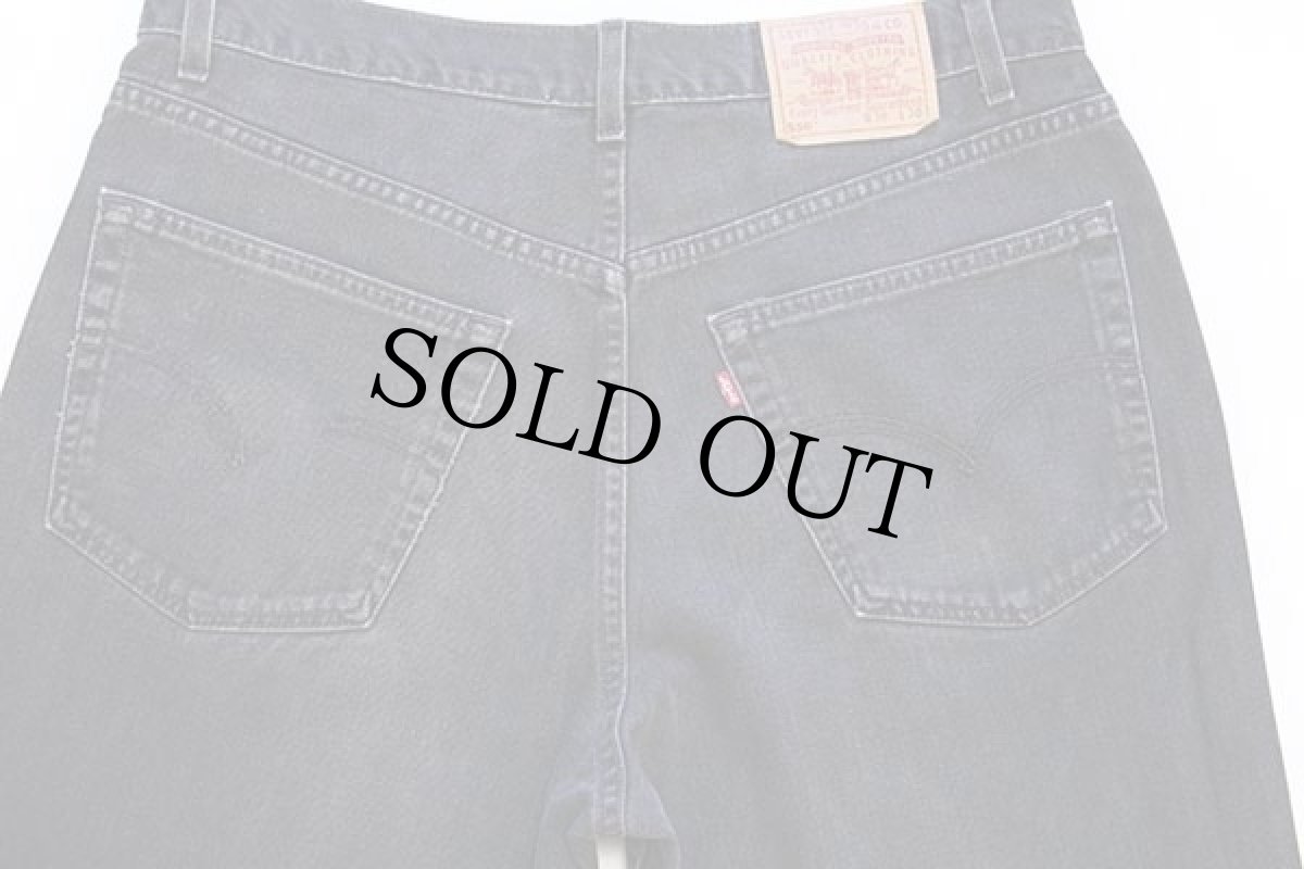 画像5: 00s USA製 Levi'sリーバイス 550 ブラック デニムパンツ w38 L30★69 (5)