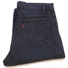 画像1: 90s USA製 Levi'sリーバイス 550 ブラック デニムパンツ w36 L30★66 (1)