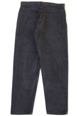 画像3: 90s USA製 Levi'sリーバイス 550 ブラック デニムパンツ w36 L30★66 (3)