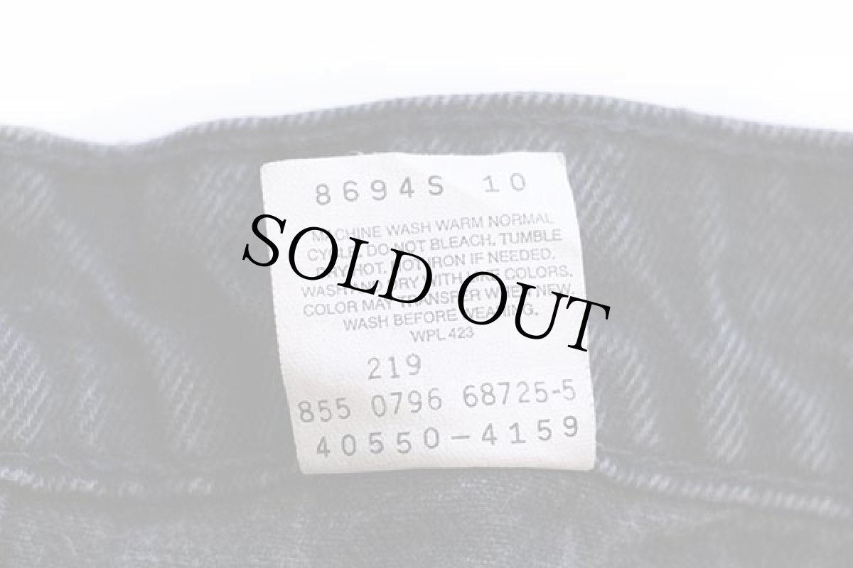 画像7: 90s メキシコ製 Levi'sリーバイス 550 ブラック デニムパンツ w36 L32★67 (7)