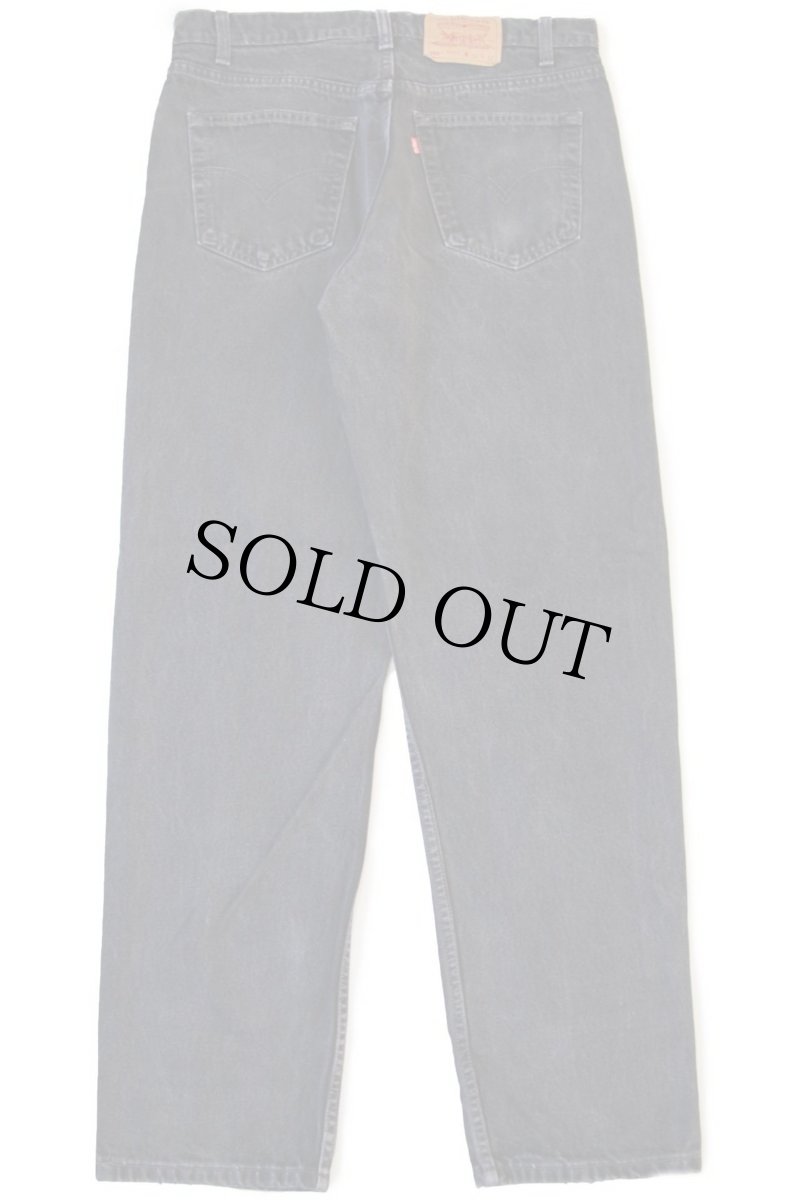 画像3: 90s カナダ製 Levi'sリーバイス 550 ブラック デニムパンツ w36 L32★70 (3)