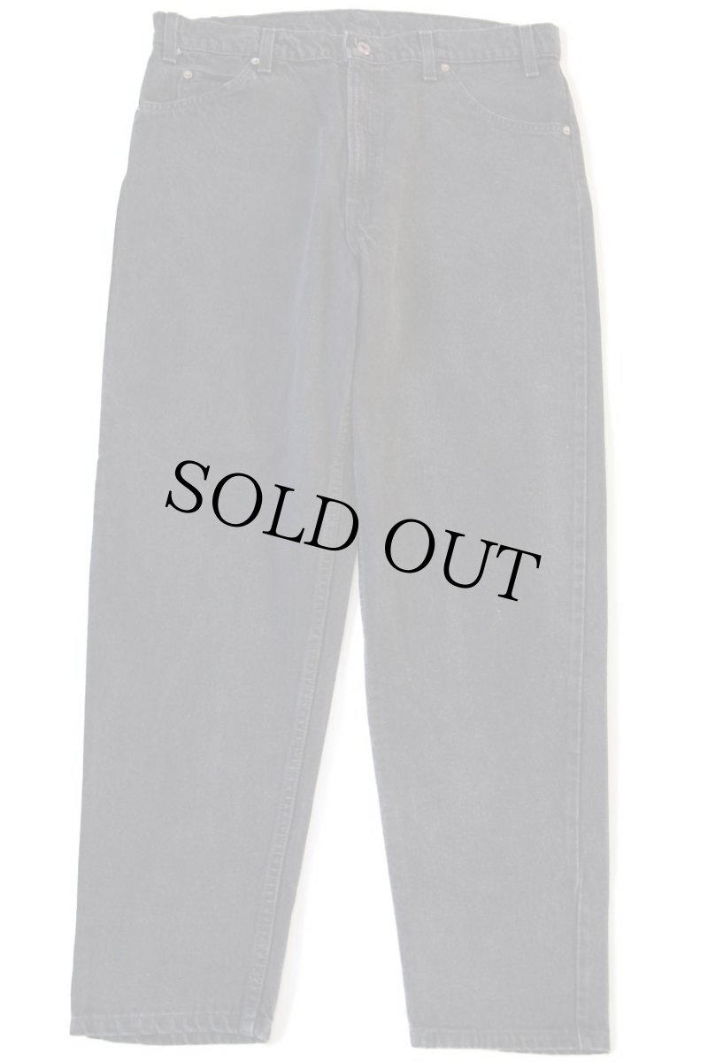 画像2: 90s USA製 Levi'sリーバイス 550 ブラック デニムパンツ w36 L30★66 (2)