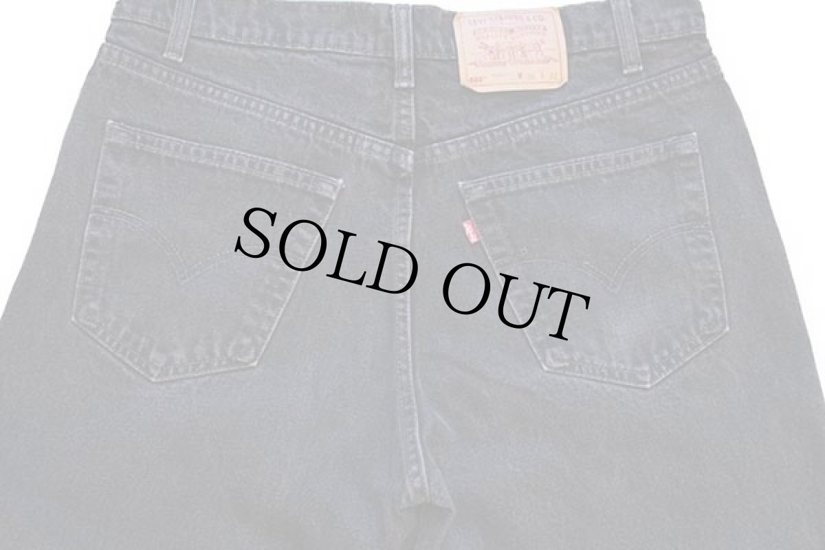 画像5: 90s カナダ製 Levi'sリーバイス 550 ブラック デニムパンツ w36 L32★70 (5)