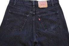 画像5: 90s カナダ製 Levi'sリーバイス 550 ブラック デニムパンツ w36 L32★70 (5)