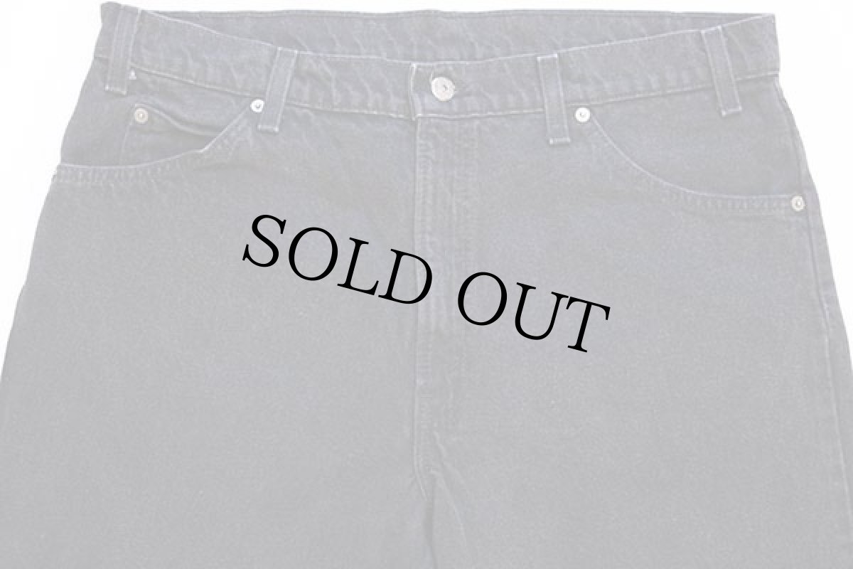 画像4: 90s USA製 Levi'sリーバイス 550 ブラック デニムパンツ w36 L30★66 (4)