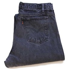 画像1: 90s メキシコ製 Levi'sリーバイス 550 ブラック デニムパンツ w36 L32★67 (1)