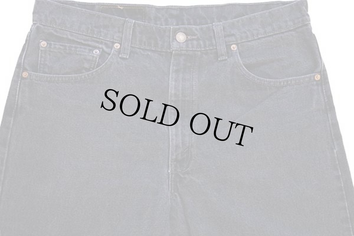 画像4: 90s カナダ製 Levi'sリーバイス 550 ブラック デニムパンツ w36 L32★70 (4)