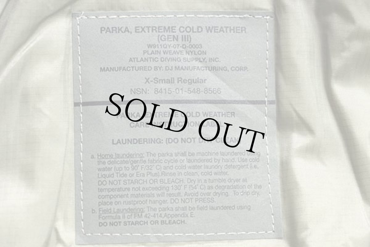 画像5: 00s 米軍 U.S.ARMY ECWCS GEN3 LEVEL7 PRIMALOFTプリマロフト ジャケット アーバングレー XS-R (5)