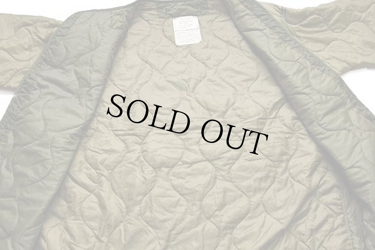 画像5: 70s 米軍 U.S.ARMY M-65 パーカー ツートン ナイロン キルティングライナー オリーブ L★モッズコート (5)