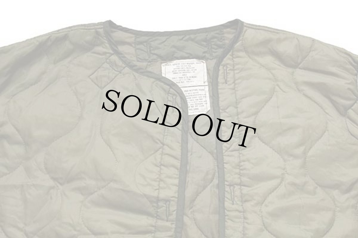 画像3: 70s 米軍 U.S.ARMY M-65 パーカー ツートン ナイロン キルティングライナー オリーブ L★モッズコート (3)