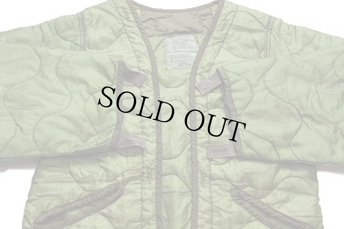 画像3: 80s 米軍 U.S.ARMY ナイトデザートカモ パーカー ツートン ナイロン キルティングライナー オリーブ S★モッズコート (3)