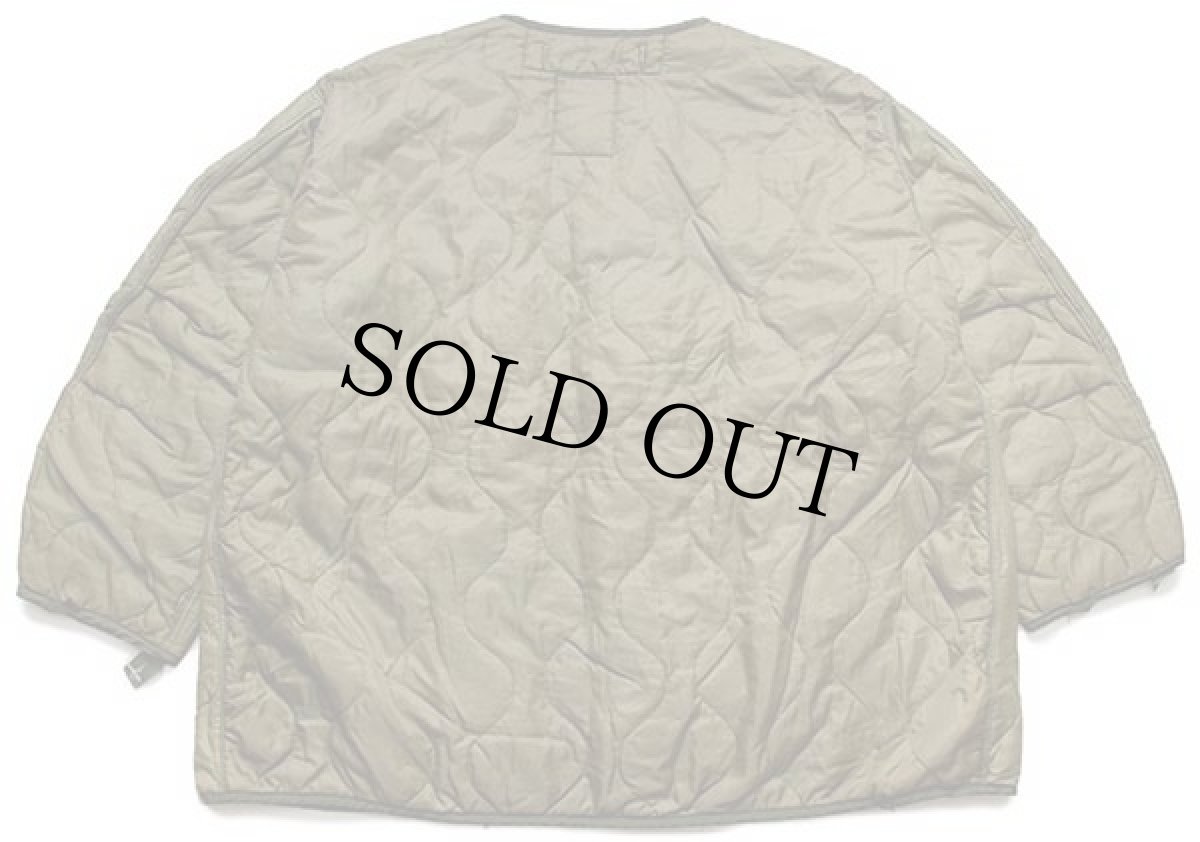 画像2: 70s 米軍 U.S.ARMY M-65 パーカー ツートン ナイロン キルティングライナー オリーブ L★モッズコート (2)