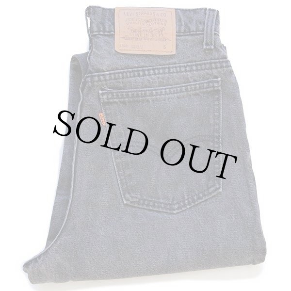 90s USA製 Levi'sリーバイス 921 ブラック デニムパンツ 10