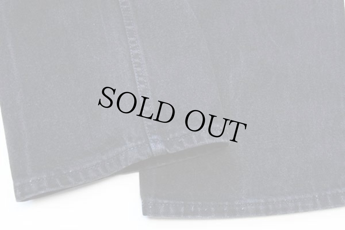 画像8: 90s USA製 Levi'sリーバイス 518 ブラック デニムパンツ w40 L32 (8)