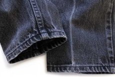 画像8: 90s USA製 Levi'sリーバイス 10950 ブラック デニムパンツ 7 MED (8)