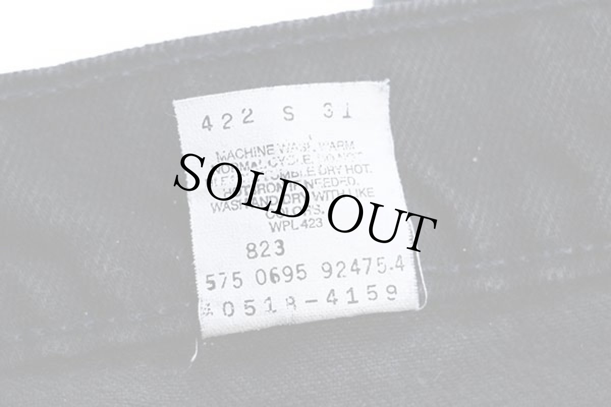 画像7: 90s USA製 Levi'sリーバイス 518 ブラック デニムパンツ w40 L32 (7)