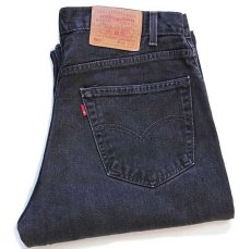 画像1: 00s Levi'sリーバイス 505 ブラック デニムパンツ w34 L30★30 (1)