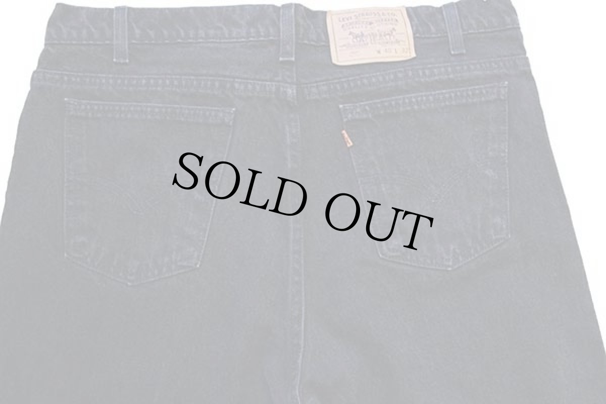 画像5: 90s USA製 Levi'sリーバイス 518 ブラック デニムパンツ w40 L32 (5)