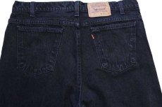 画像5: 90s USA製 Levi'sリーバイス 518 ブラック デニムパンツ w40 L32 (5)