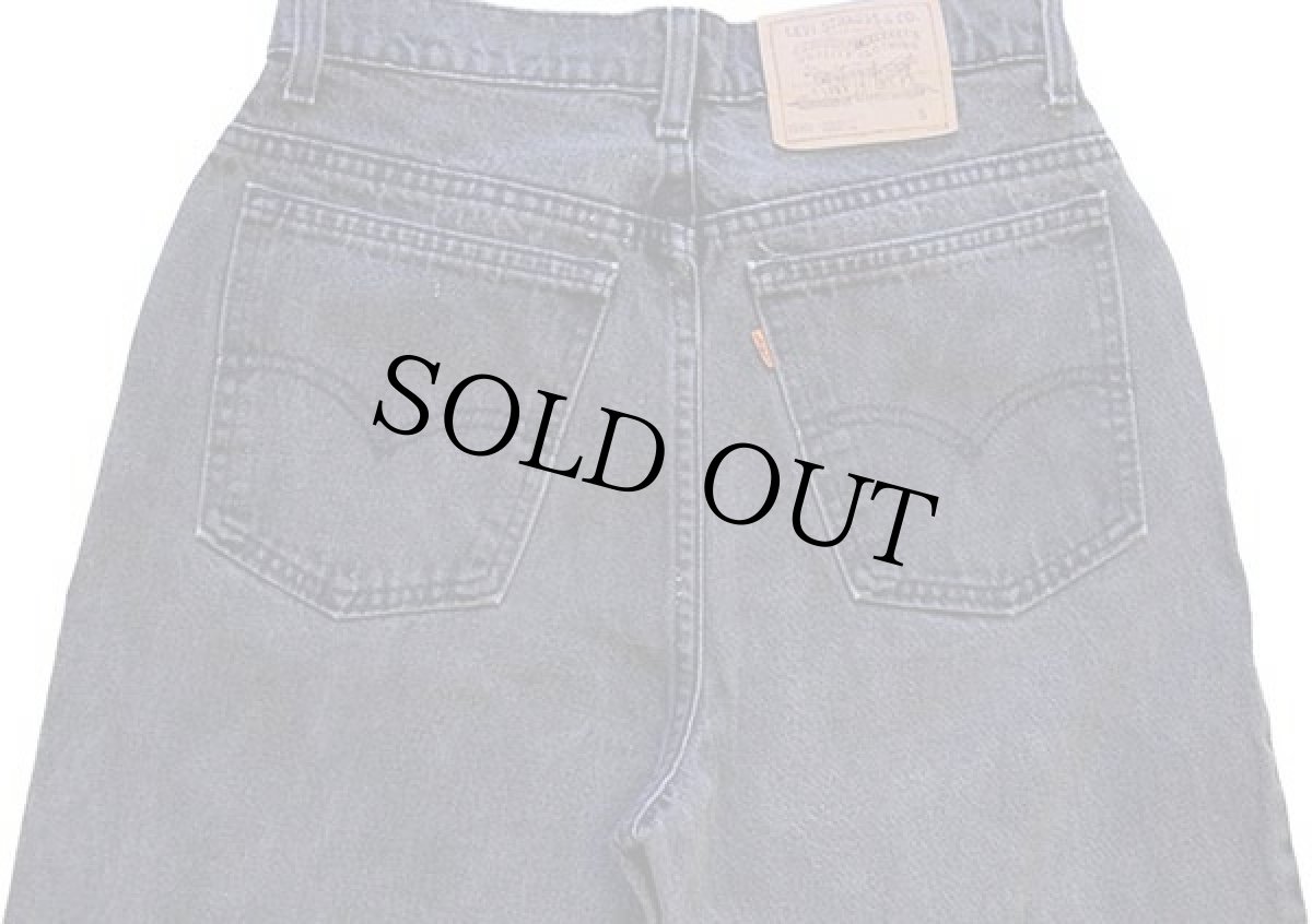 画像5: 90s USA製 Levi'sリーバイス 921 ブラック デニムパンツ 10 SHORT (5)