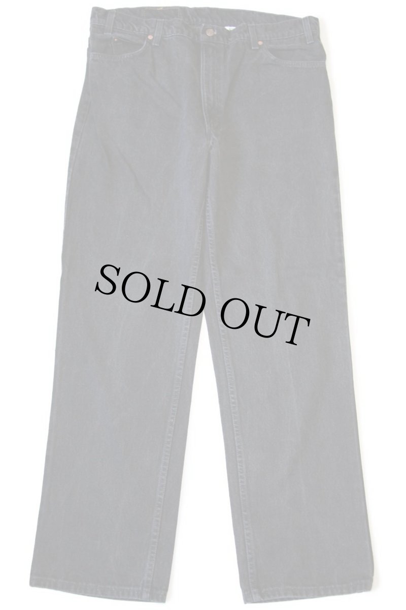 画像2: 90s USA製 Levi'sリーバイス 518 ブラック デニムパンツ w40 L32 (2)