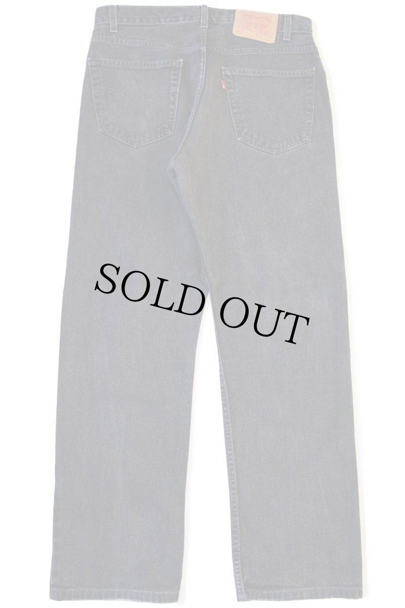 画像3: 00s Levi'sリーバイス 505 ブラック デニムパンツ w34 L30★30 (3)