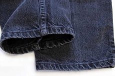 画像8: 00s メキシコ製 Levi'sリーバイス 709 ブラック デニムパンツ 6 (8)