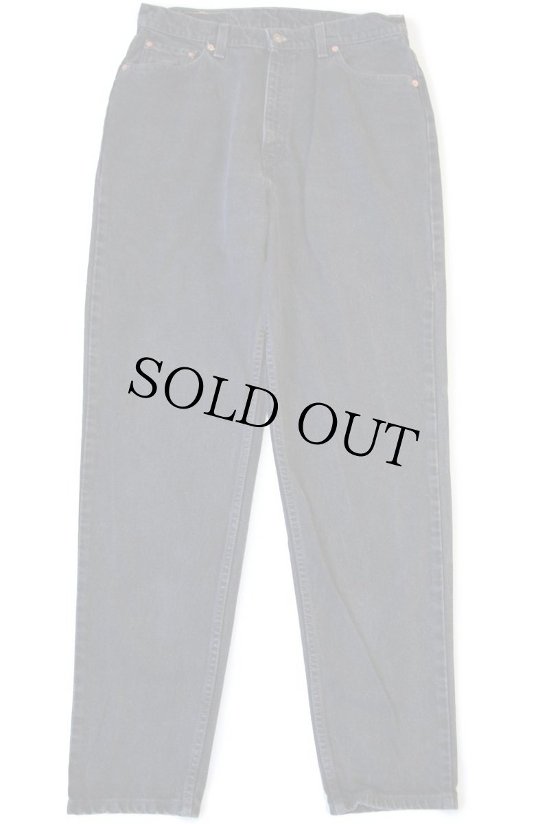 画像2: 90s USA製 Levi'sリーバイス 512 ブラック デニムパンツ 16 REG. L★05 (2)