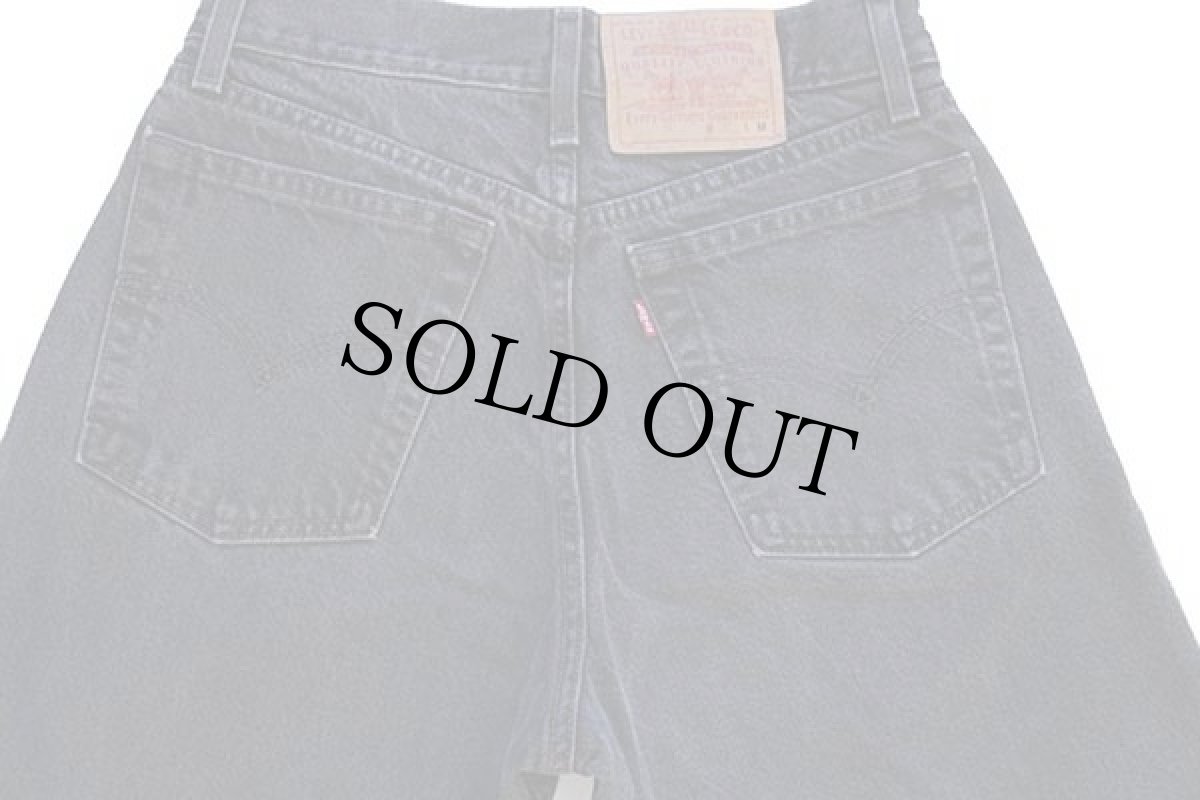 画像5: 00s メキシコ製 Levi'sリーバイス 709 ブラック デニムパンツ 6 (5)