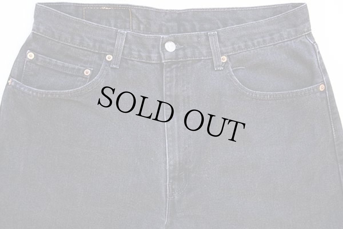 画像4: 00s Levi'sリーバイス 505 ブラック デニムパンツ w34 L30★30 (4)