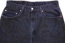 画像4: 00s Levi'sリーバイス 505 ブラック デニムパンツ w34 L30★30 (4)