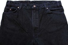 画像4: 90s USA製 Levi'sリーバイス 518 ブラック デニムパンツ w40 L32 (4)