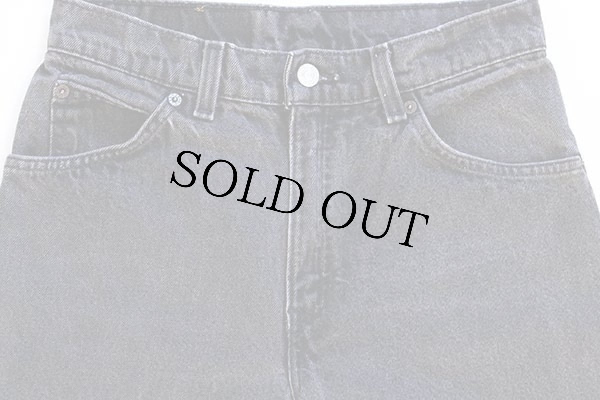 画像4: 90s USA製 Levi'sリーバイス 10950 ブラック デニムパンツ 7 MED (4)