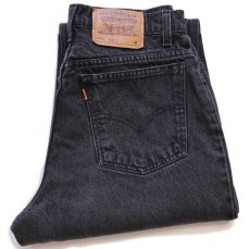 画像1: 90s Levi'sリーバイス 951 ブラック デニムパンツ 12 MED (1)