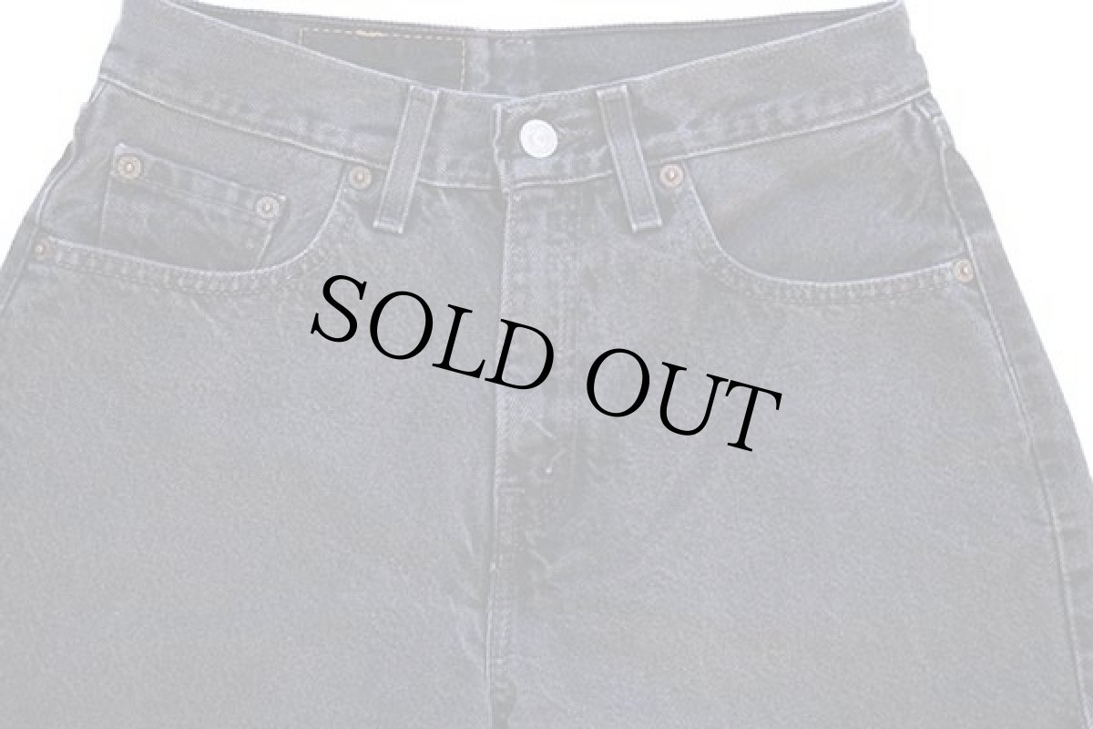 画像4: 00s メキシコ製 Levi'sリーバイス 709 ブラック デニムパンツ 6 (4)